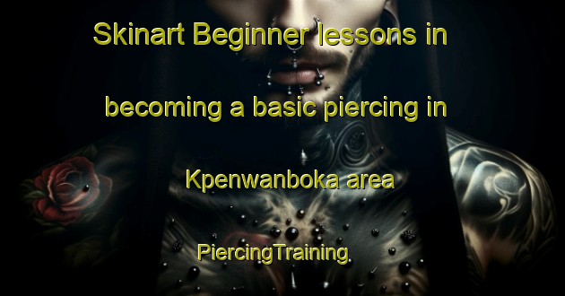 Skinart Beginner lessons in becoming a basic piercing in Kpenwanboka area | PiercingTraining | PiercingClasses | SkinartTraining-Nigeria