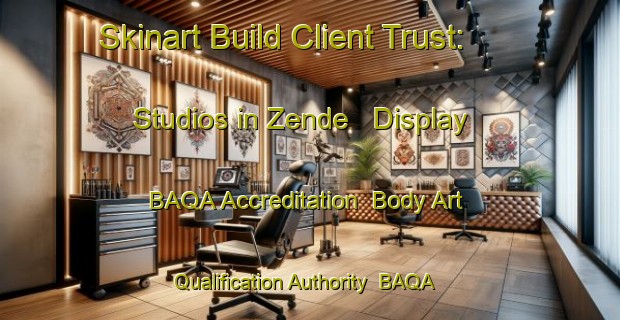 Skinart Build Client Trust: Studios in Zende - Display BAQA Accreditation | Body Art Qualification Authority | BAQA-Nigeria
