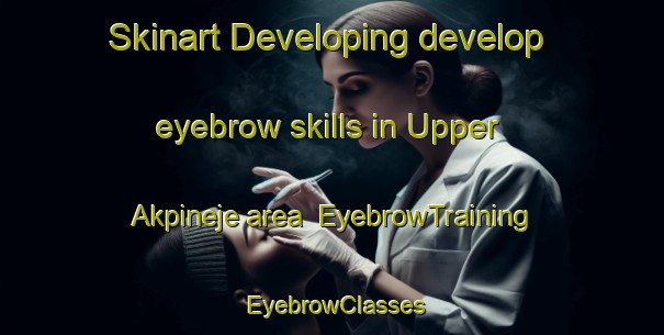 Skinart Developing develop eyebrow skills in Upper Akpineje area | EyebrowTraining | EyebrowClasses | SkinartTraining-Nigeria