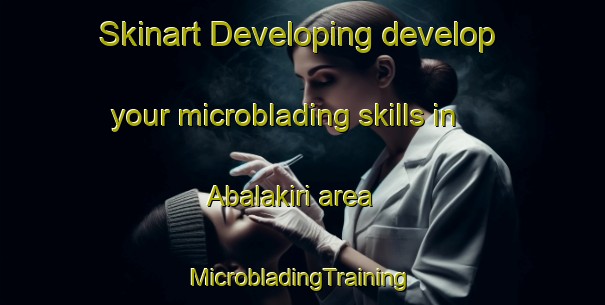 Skinart Developing develop your microblading skills in Abalakiri area | #MicrobladingTraining #MicrobladingClasses #SkinartTraining-Nigeria