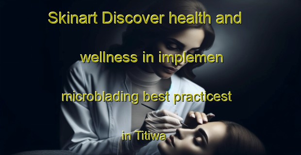Skinart Discover health and wellness in implemen microblading best practicest in Titiwa | MicrobladingTraining | MicrobladingClasses | SkinartTraining-Nigeria