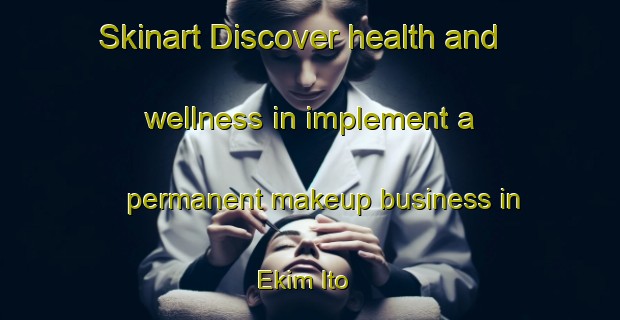 Skinart Discover health and wellness in implement a permanent makeup business in Ekim Ito | PermanentmakeupTraining | PermanentmakeupClasses | SkinartTraining-Nigeria