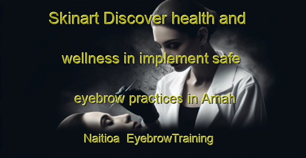 Skinart Discover health and wellness in implement safe eyebrow practices in Amah Naitioa | EyebrowTraining | EyebrowClasses | SkinartTraining-Nigeria