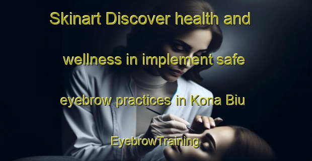 Skinart Discover health and wellness in implement safe eyebrow practices in Kona Biu | EyebrowTraining | EyebrowClasses | SkinartTraining-Nigeria