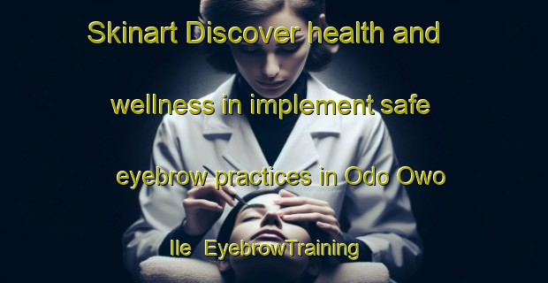 Skinart Discover health and wellness in implement safe eyebrow practices in Odo Owo Ile | EyebrowTraining | EyebrowClasses | SkinartTraining-Nigeria