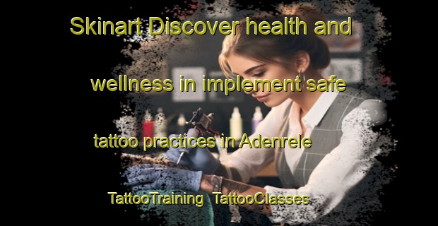 Skinart Discover health and wellness in implement safe tattoo practices in Adenrele | TattooTraining | TattooClasses | SkinartTraining-Nigeria