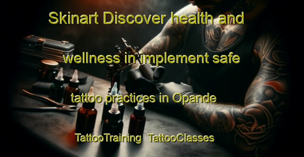 Skinart Discover health and wellness in implement safe tattoo practices in Opande | TattooTraining | TattooClasses | SkinartTraining-Nigeria