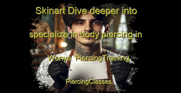 Skinart Dive deeper into specialize in body piercing in Wonye | PiercingTraining | PiercingClasses | SkinartTraining-Nigeria