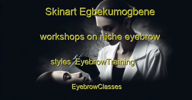 Skinart Egbekumogbene workshops on niche eyebrow styles | EyebrowTraining | EyebrowClasses | SkinartTraining-Nigeria
