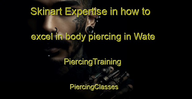 Skinart Expertise in how to excel in body piercing in Wate | PiercingTraining | PiercingClasses | SkinartTraining-Nigeria