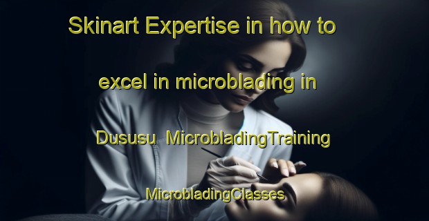 Skinart Expertise in how to excel in microblading in Dususu | #MicrobladingTraining #MicrobladingClasses #SkinartTraining-Nigeria