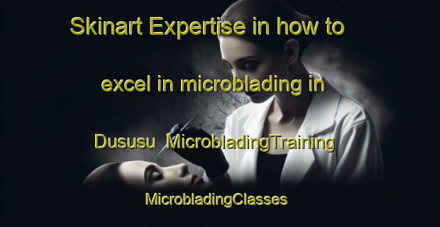 Skinart Expertise in how to excel in microblading in Dususu | MicrobladingTraining | MicrobladingClasses | SkinartTraining-Nigeria