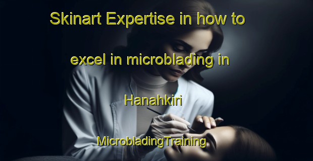 Skinart Expertise in how to excel in microblading in Hanahkiri | MicrobladingTraining | MicrobladingClasses | SkinartTraining-Nigeria