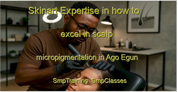 Skinart Expertise in how to excel in scalp micropigmentation in Ago Egun | SmpTraining | SmpClasses | SkinartTraining-Nigeria