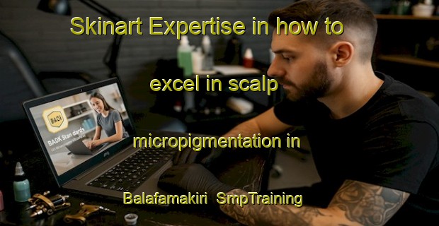 Skinart Expertise in how to excel in scalp micropigmentation in Balafamakiri | SmpTraining | SmpClasses | SkinartTraining-Nigeria