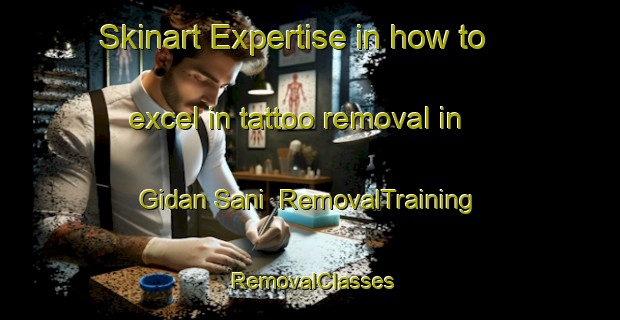 Skinart Expertise in how to excel in tattoo removal in Gidan Sani | RemovalTraining | RemovalClasses | SkinartTraining-Nigeria