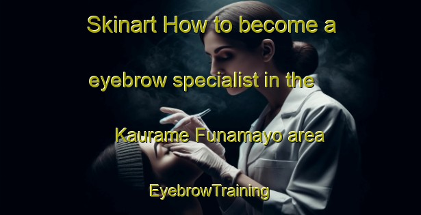 Skinart How to become a eyebrow specialist in the Kaurame Funamayo area | EyebrowTraining | EyebrowClasses | SkinartTraining-Nigeria
