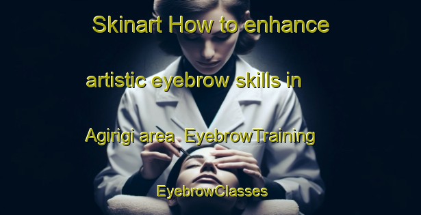 Skinart How to enhance artistic eyebrow skills in Agirigi area | EyebrowTraining | EyebrowClasses | SkinartTraining-Nigeria