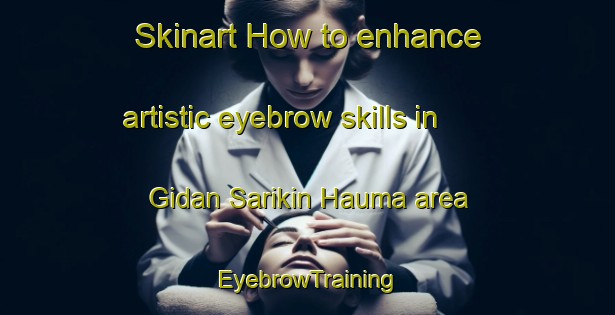 Skinart How to enhance artistic eyebrow skills in Gidan Sarikin Hauma area | EyebrowTraining | EyebrowClasses | SkinartTraining-Nigeria