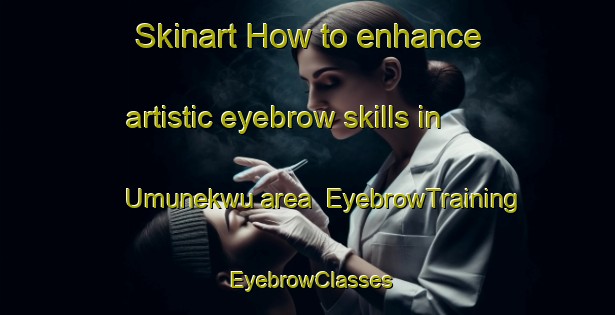 Skinart How to enhance artistic eyebrow skills in Umunekwu area | EyebrowTraining | EyebrowClasses | SkinartTraining-Nigeria