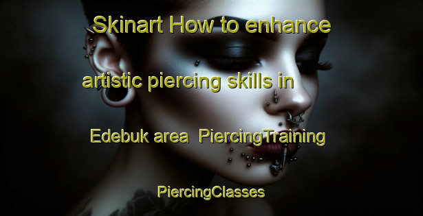 Skinart How to enhance artistic piercing skills in Edebuk area | #PiercingTraining #PiercingClasses #SkinartTraining-Nigeria