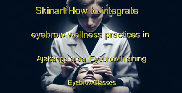 Skinart How to integrate eyebrow wellness practices in Ajakanga area | EyebrowTraining | EyebrowClasses | SkinartTraining-Nigeria