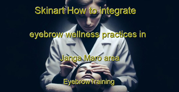 Skinart How to integrate eyebrow wellness practices in Janga Maro area | EyebrowTraining | EyebrowClasses | SkinartTraining-Nigeria