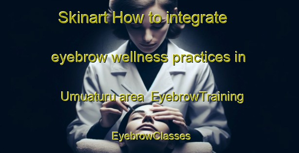 Skinart How to integrate eyebrow wellness practices in Umuaturu area | EyebrowTraining | EyebrowClasses | SkinartTraining-Nigeria
