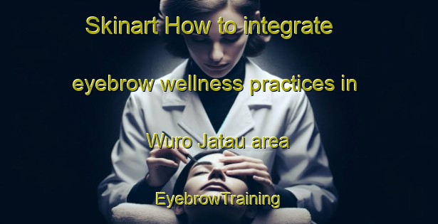 Skinart How to integrate eyebrow wellness practices in Wuro Jatau area | EyebrowTraining | EyebrowClasses | SkinartTraining-Nigeria