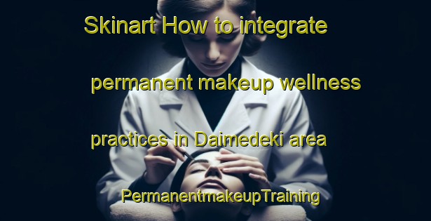 Skinart How to integrate permanent makeup wellness practices in Daimedeki area | PermanentmakeupTraining | PermanentmakeupClasses | SkinartTraining-Nigeria