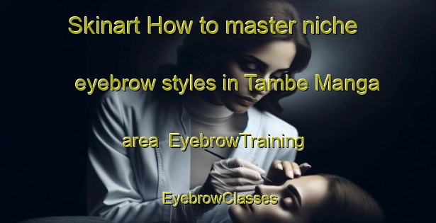 Skinart How to master niche eyebrow styles in Tambe Manga area | EyebrowTraining | EyebrowClasses | SkinartTraining-Nigeria