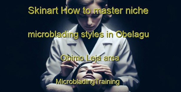 Skinart How to master niche microblading styles in Obelagu Obimo Leja area | MicrobladingTraining | MicrobladingClasses | SkinartTraining-Nigeria