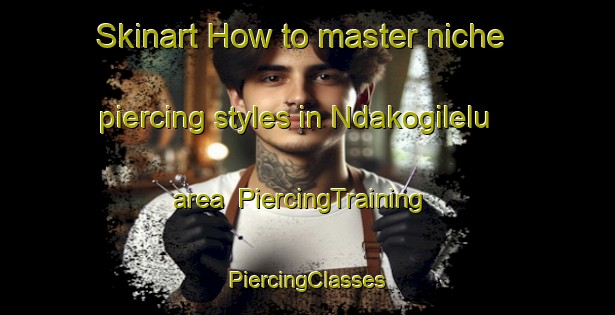 Skinart How to master niche piercing styles in Ndakogilelu area | #PiercingTraining #PiercingClasses #SkinartTraining-Nigeria