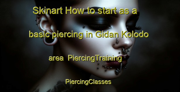 Skinart How to start as a basic piercing in Gidan Kolodo area | PiercingTraining | PiercingClasses | SkinartTraining-Nigeria