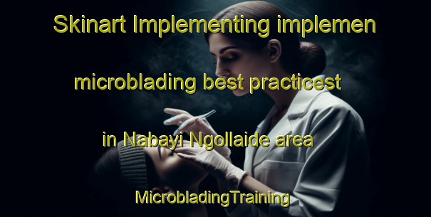 Skinart Implementing implemen microblading best practicest in Nabayi Ngollaide area | #MicrobladingTraining #MicrobladingClasses #SkinartTraining-Nigeria