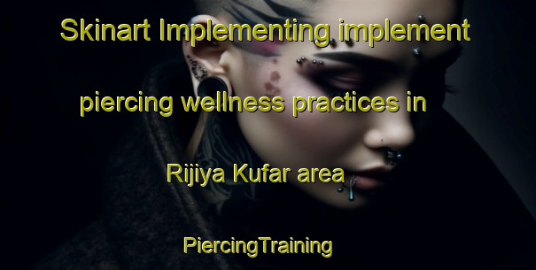 Skinart Implementing implement piercing wellness practices in Rijiya Kufar area | PiercingTraining | PiercingClasses | SkinartTraining-Nigeria