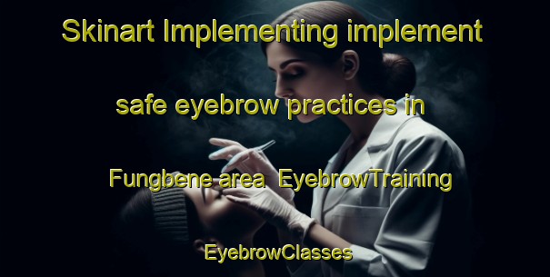 Skinart Implementing implement safe eyebrow practices in Fungbene area | EyebrowTraining | EyebrowClasses | SkinartTraining-Nigeria
