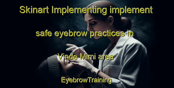 Skinart Implementing implement safe eyebrow practices in Vinde Mimi area | EyebrowTraining | EyebrowClasses | SkinartTraining-Nigeria