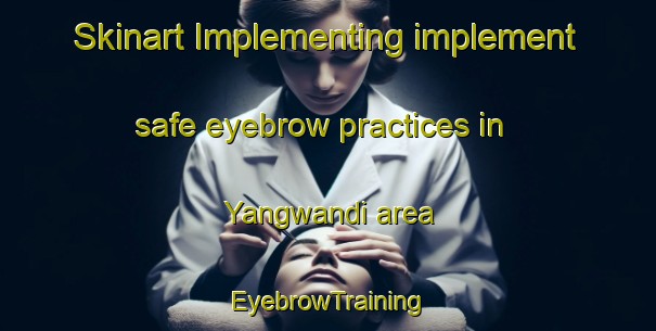 Skinart Implementing implement safe eyebrow practices in Yangwandi area | EyebrowTraining | EyebrowClasses | SkinartTraining-Nigeria