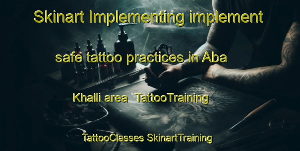 Skinart Implementing implement safe tattoo practices in Aba Khalli area | #TattooTraining #TattooClasses #SkinartTraining-Nigeria