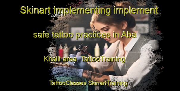 Skinart Implementing implement safe tattoo practices in Aba Khalli area | #TattooTraining #TattooClasses #SkinartTraining-Nigeria