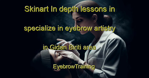 Skinart In-depth lessons in specialize in eyebrow artistry in Gidan Biriti area | EyebrowTraining | EyebrowClasses | SkinartTraining-Nigeria