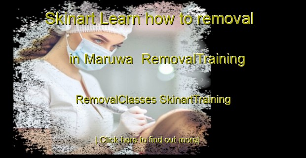 Skinart Learn how to removal in Maruwa | #RemovalTraining #RemovalClasses #SkinartTraining-Nigeria