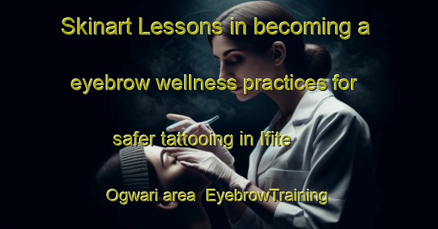 Skinart Lessons in becoming a eyebrow wellness practices for safer tattooing in Ifite Ogwari area | EyebrowTraining | EyebrowClasses | SkinartTraining-Nigeria
