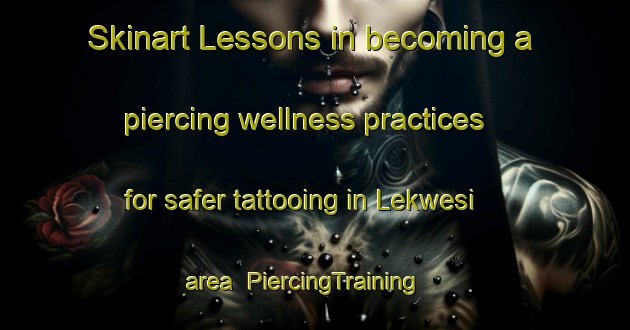 Skinart Lessons in becoming a piercing wellness practices for safer tattooing in Lekwesi area | PiercingTraining | PiercingClasses | SkinartTraining-Nigeria