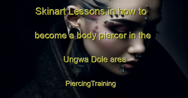 Skinart Lessons in how to become a body piercer in the Ungwa Dole area | PiercingTraining | PiercingClasses | SkinartTraining-Nigeria