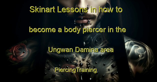 Skinart Lessons in how to become a body piercer in the Ungwan Damina area | PiercingTraining | PiercingClasses | SkinartTraining-Nigeria