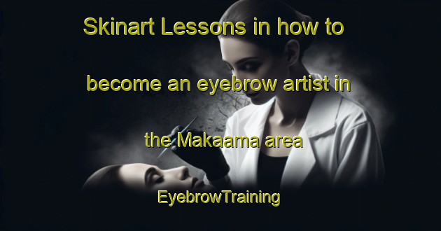 Skinart Lessons in how to become an eyebrow artist in the Makaama area | EyebrowTraining | EyebrowClasses | SkinartTraining-Nigeria