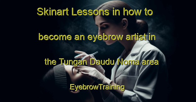 Skinart Lessons in how to become an eyebrow artist in the Tungan Daudu Noma area | EyebrowTraining | EyebrowClasses | SkinartTraining-Nigeria