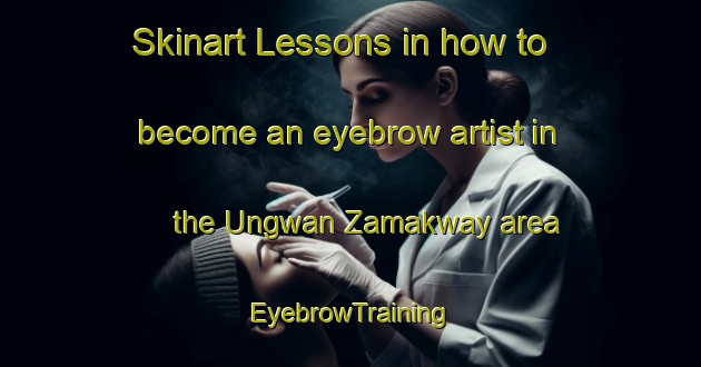 Skinart Lessons in how to become an eyebrow artist in the Ungwan Zamakway area | EyebrowTraining | EyebrowClasses | SkinartTraining-Nigeria